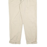 POLO RALPH LAUREN Mens Beige Cotton Blend Regular Fit Trousers W38 L32 Classic