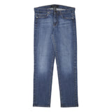CALVIN KLEIN JEANS Womens Blue Regular Straight Denim Medium W30 L28 Zip Closure