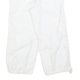 LIZ CLAIBORNE Womens White Casual Shorts S W26 Cotton Blend Comfort Elastic
