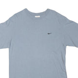 NIKE Mens Blue M Short Sleeve Crew Neck Cotton Blend Plain Classic T-Shirt