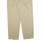 POLO RALPH LAUREN Mens Cotton Blend Beige Regular Fit Straight Trousers W36 L32