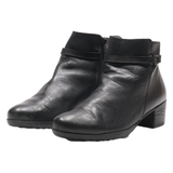 FLUCHOS Ankle Boots Black Leather Womens UK 5