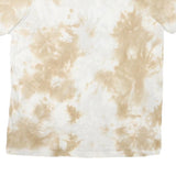 KISS Mens Beige Tie Dye Graphic T-Shirt L Short Sleeve Crew Neck Band