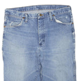 WRANGLER Womens Shorts Blue Denim Casual M W34 Cotton Blend Relaxed Fit