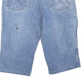 WRANGLER Womens Shorts Blue Denim Casual M W34 Cotton Blend Relaxed Fit