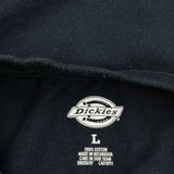 Dickies Long Sleeve T-Shirt - Large Navy Cotton