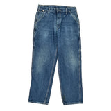 Carhartt Double Knee Carpenter Jeans - 34W 30L Blue Cotton