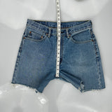 Levis Denim Shorts - 32W 8L Blue Cotton