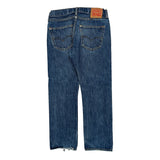 501 Levis Jeans - 30W 27L Blue Cotton