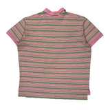 Polo By Ralph Lauren Striped Polo Shirt - 2XL Green Cotton