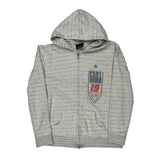 Joe Gibbs Chase Authentics Nascar Hoodie - XL Gray Cotton Blend
