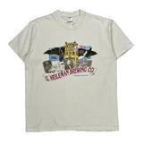 G. Heileman Brewing Co. Fruit Of The Loom Graphic T-Shirt - XL Cream Cotton