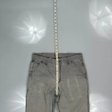 Carhartt Carpenter Trousers - 32W 34L Grey Cotton
