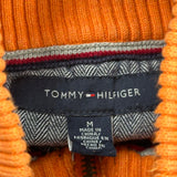 Tommy Hilfiger 1/4 Zip - Medium Orange Cotton