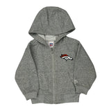 Age 2 Denver Broncos Nfl Football Hoodie - 3XS Grey Cotton Blend