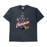 Chicago Blackhawks Majestic Nhl T-Shirt - Medium Grey Cotton