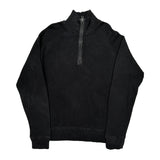 Polo By Ralph Lauren 1/4 Zip - 2XL Black Cotton