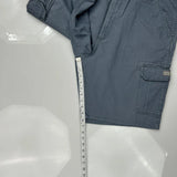 Wrangler Cargo Shorts - 34W 10L Gray Cotton