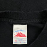 Tennessee River Graphic T-Shirt - Medium Black Cotton