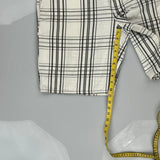 Dickies Checked Shorts - 38W 11L White Cotton