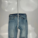 Levis 501 Jeans - 32W 30L Light Wash Cotton