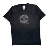 Manchester United Nike Graphic T-Shirt - Large Black Cotton