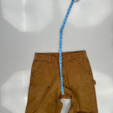 Carhartt Double Knee Carpenter Pants - 32W 29L Brown Cotton