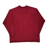 Nike Long Sleeve T-Shirt - 2XL Red Cotton