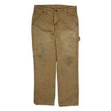 Unbranded Carpenter Pants - 32W 30L Beige Cotton