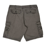 Lee Cargo Shorts - 38W 11L Grey Cotton