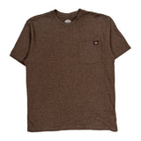 Dickies T-Shirt - Medium Brown Cotton Blend