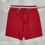 Polo By Ralph Lauren Chino Shorts - 31W 9L Red Cotton