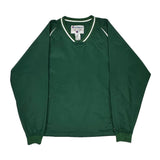 Champion Windbreaker - Large Green Nylon