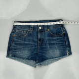 True Religion Denim Shorts - 32W UK 12 Blue Cotton