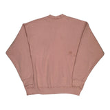 90S Blank Fruit Of The Loom Sweatshirt - XL Pink Cotton