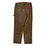 Dickies Carpenter Pants - 34W 32L Brown Cotton