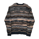 Pacsun Striped Sweater - XL Multicoloured Acrylic