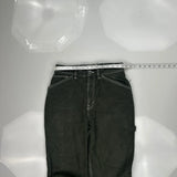 Superdry Carpenter Pants - 28W US 4 Gray Cotton