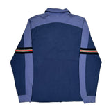 Polo Sport Striped Rugby Shirt - Large Blue Cotton