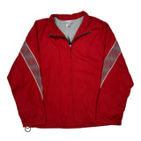 Reebok Windbreaker - 2XL Red Polyester