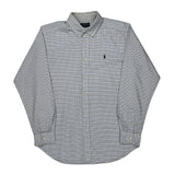 Ralph Lauren Checked Shirt - Medium Blue Cotton