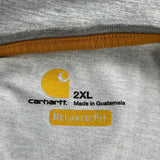 Carhartt T-Shirt - 2XL Grey Cotton