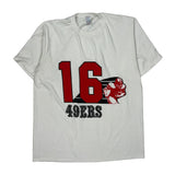 49Ers Anvil Football T-Shirt - XL Red Cotton