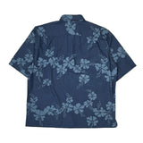 Commemorative Classics Reyn Spooner Floral Hawaiian Shirt - Large Blue Cotton
