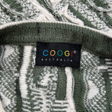 Coogi Sweater - Medium White Cotton