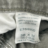 Wrangler Carpenter Pants - 36W 32L Gray Cotton
