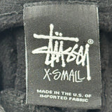 Stussy Graphic Hoodie - XS Black Cotton