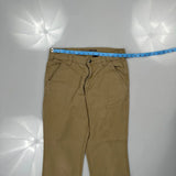 Carhartt Carpenter Trousers - 31W 30L Beige Cotton