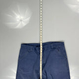 Carhartt Trousers - 34W 30L Blue Cotton