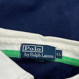 Polo By Ralph Lauren Rugby Shirt - XL White Cotton